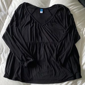 Maternity Jersey-knit waist defined top